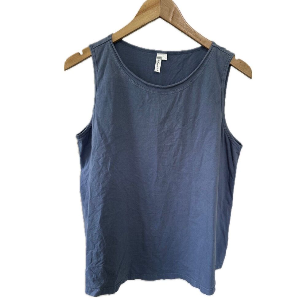 Kleen Women's Slight A-Line Knit Stretch Elevated Basics Tank Top L